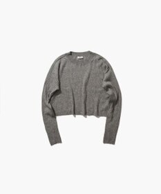 ATON CASHMERE SILK SPUN | リブプルオーバー