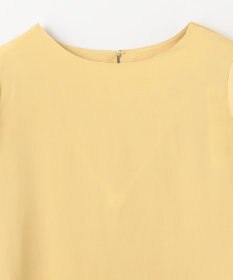 ANY マットサテン袖タックブラウス