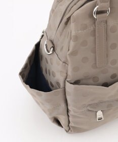 Y'SACCS ドットジャガードポーチ付きリュックサック