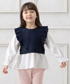 ANY KIDS レイヤード ブラウス