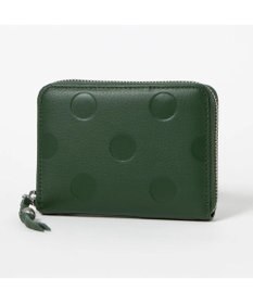 UNBILLION ペルケ perche / ドット型押しラウンドパームフィット財布