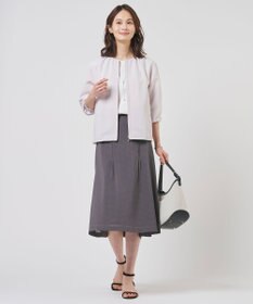 J.PRESS LADIES BREEZE COOL トロ ノーカラー ブルゾン