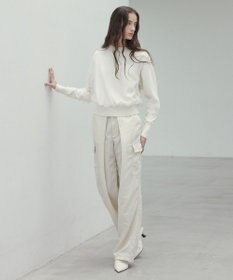 BEIGE， 【洗える】ACANTHUS / カーヴィーシルエットカーゴパンツ