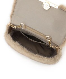 23区 フェイクファー ショルダーバッグ