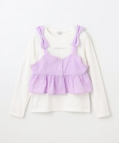 ANY KIDS キャミソール付き 長袖Tシャツ