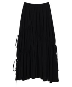 earth music&ecology ドロストギャザーフレアスカート