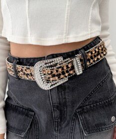 WEGO Lビジューラメシャギーベルト