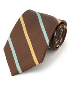 J.PRESS MEN 【定番】オーセンティックレジメンタル ネクタイ ブラウン系2