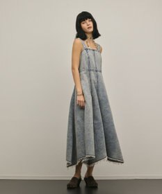 GRACE CONTINENTAL ハンカチーフヘムデニムワンピース