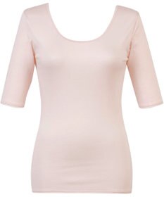 Wing あったかインナー 綿100％ 毛玉になりにくい 型くずれしにくい 【綿の贅沢 リッチ】 5分袖 半袖 秋 冬 EL4582 ウイング／ワコール