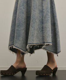 GRACE CONTINENTAL ハンカチーフヘムデニムワンピース