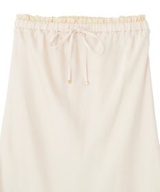 earth music&ecology サテンフリルマーメイドスカート