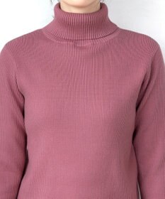 Tiaclasse 【洗える】タートルボタンニットトップス