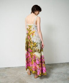 GRACE CONTINENTAL ジャルダンプリントマキシ