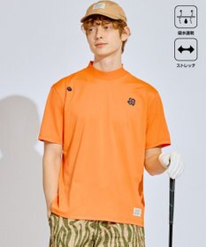 PW CIRCULUS 【吸水速乾 / ストレッチ】【MEN】ストレッチメッシュカノコ ベンチレーションモックT ゴルフ