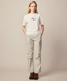 JOSEPH ABBOUD MOUNTAIN 【CREA掲載・レディースシルエット・ECO撥水/抗菌性/軽量】タスランワッシャー クライミングカーゴ パンツ