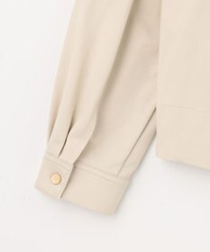 J.PRESS LADIES 【洗える】ツイルジャージー シャツ ジャケット