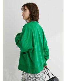 Green Parks ミニ裏毛オーバーサイズカーディガン