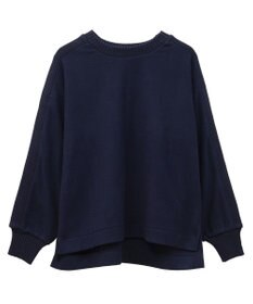 Green Parks フリース袖リブドッキングプルオーバー