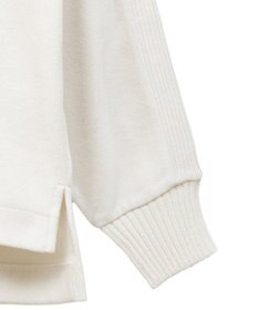 Green Parks フリース袖リブドッキングプルオーバー