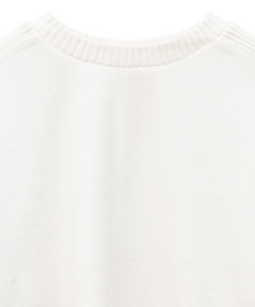 Green Parks フリース袖リブドッキングプルオーバー