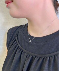 Phoebe 【金属アレルギー対応】トゥインクルブロッサムネックレス/ニッケルフリー シルバー