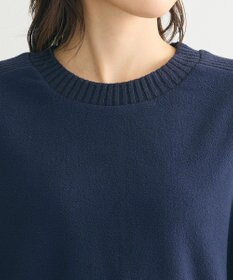 Green Parks フリース袖リブドッキングプルオーバー