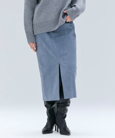 BEIGE， CISCO / フェイクスエードIラインスカート