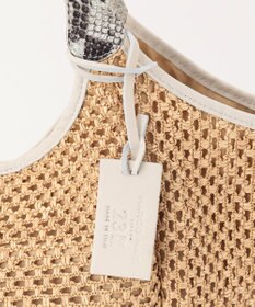 23区 MARCO MASI ラフィア トートバッグ