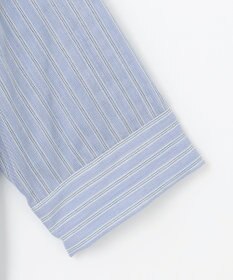 J.PRESS LADIES 【洗える】シアーピンストライプ ブラウスライク カットソー