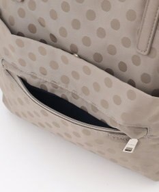 Y'SACCS ドットジャガードポーチ付きリュックサック