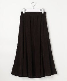 ANY SIS 【2SET】フェザー ニット × フロッキー スカート