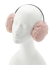 MOONBAT 【FUDGE11月号掲載】PAUL & JOE ACCESSOIRES ネコチャーム付フェイクファーイヤマフ（細アーム）