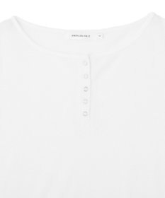 AMERICAN HOLIC 【2点セット】シアーリブヘンリーネックニット＋タンクトップ