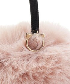 MOONBAT 【FUDGE11月号掲載】PAUL & JOE ACCESSOIRES ネコチャーム付フェイクファーイヤマフ（細アーム）