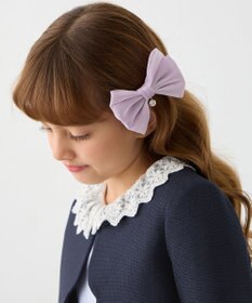 ANY KIDS オーガンジーリボンヘアクリップ