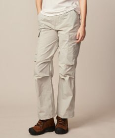 JOSEPH ABBOUD MOUNTAIN 【CREA掲載・レディースシルエット・ECO撥水/抗菌性/軽量】タスランワッシャー クライミングカーゴ パンツ