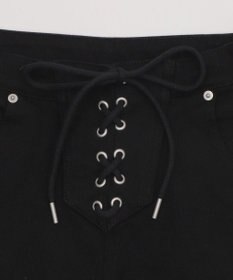 WEGO レースアップデニムショートパンツ