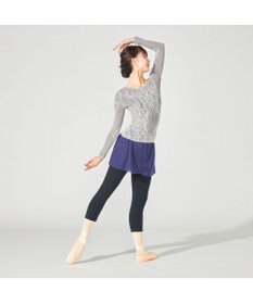 Chacott 【ノーソーイングニット】リバーシブルクルーネックトップ