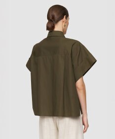 JOSEPH ポプリンコットン　ショートスリーブシャツ