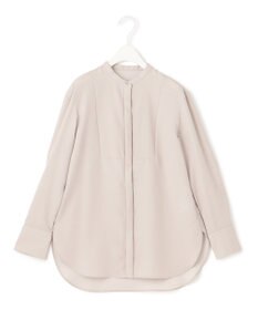 ICB 【接触冷感・UVケア・速乾・洗える】 FluidBackSatin シャツブラウス