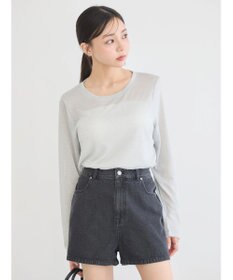 earth music&ecology ラメシアープルオーバー