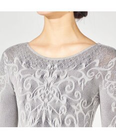 Chacott 【ノーソーイングニット】リバーシブルクルーネックトップ