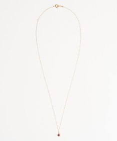 Phoebe 【K10】ジュエルラックネックレス　ガーネット/1月誕生石/天然石/全長:40cm