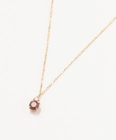 Phoebe 【K10】ジュエルラックネックレス　ガーネット/1月誕生石/天然石/全長:40cm