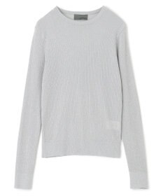 uncrave 【手洗い可】ラメ シアー クルーネック ニット（uncrave STANDARD）