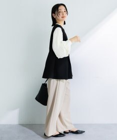 Green Parks 楽ちんリップルペプラムベスト