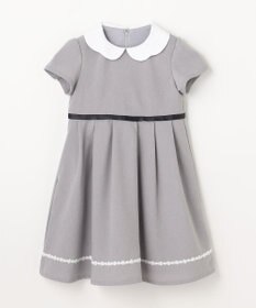 ANY KIDS 【2点セット】ノーカラー ボレロジャケット+襟付き ワンピース