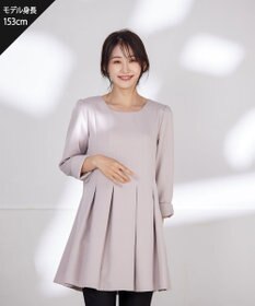 Tiaclasse L 【洗える】ダブルラインタックチュニック