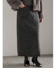 Te chichi ツィードロングナロースカート《2025winter catalog item》